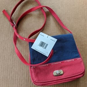 NWT vintage(1990's) Liz Claiborne canvas crossbody